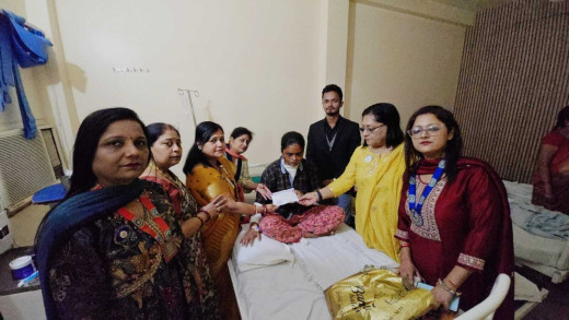 एसिड अटैक पीड़िता को मिला सामाजिक संस्थानों का सहयोग, 51 हजार की आर्थिक मदद 